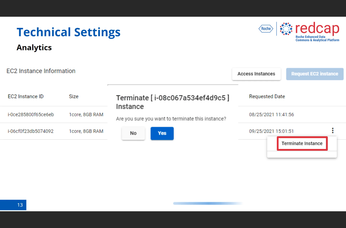 Roche REDCap training video player