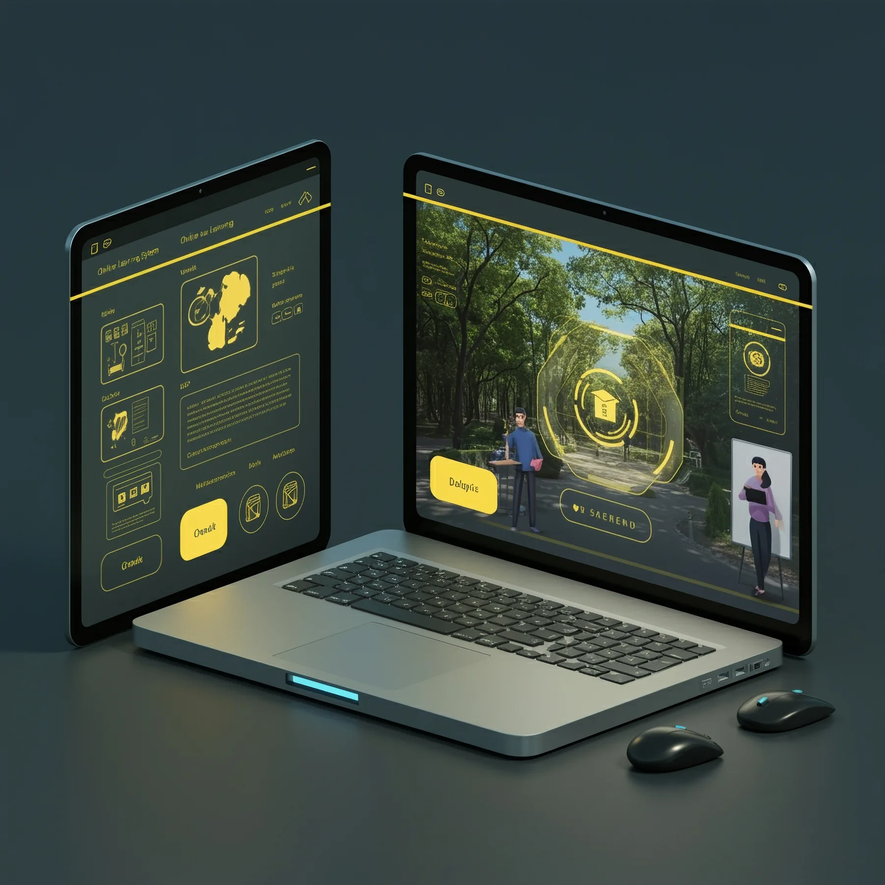Digital project management, communication, and timekeeping interface representing TaskTimeTalk